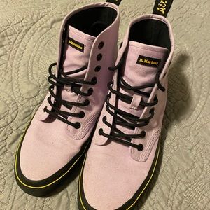 Lavender Dr.Martens Canvas Shoes
